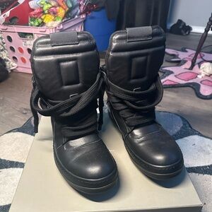 Women's Black High-Top Sneakers